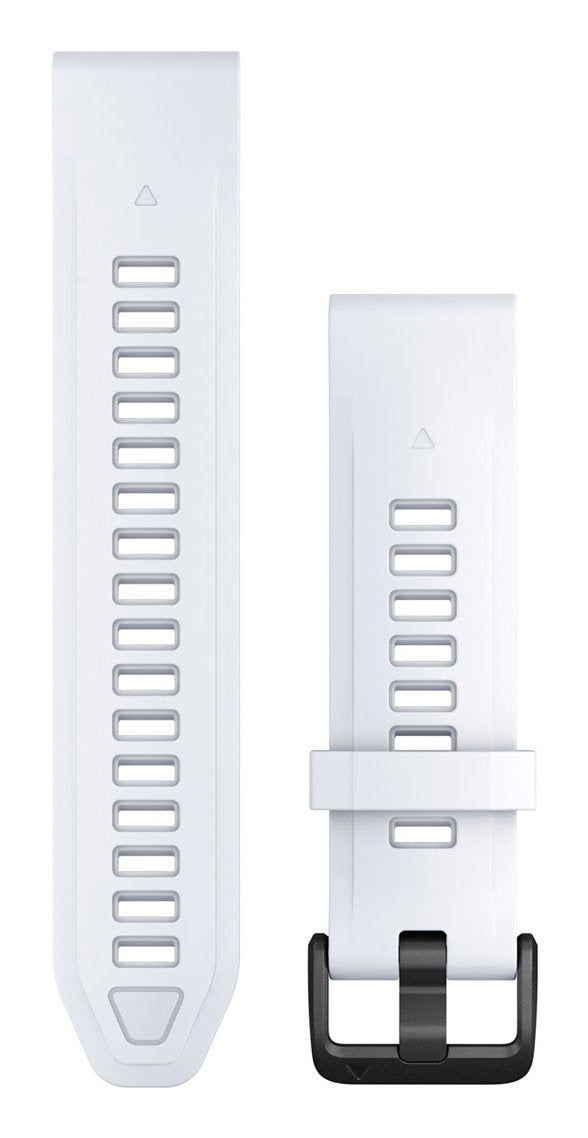 Garmin Ersatzarmband Quickfit 20mm Silikon Steinweiss