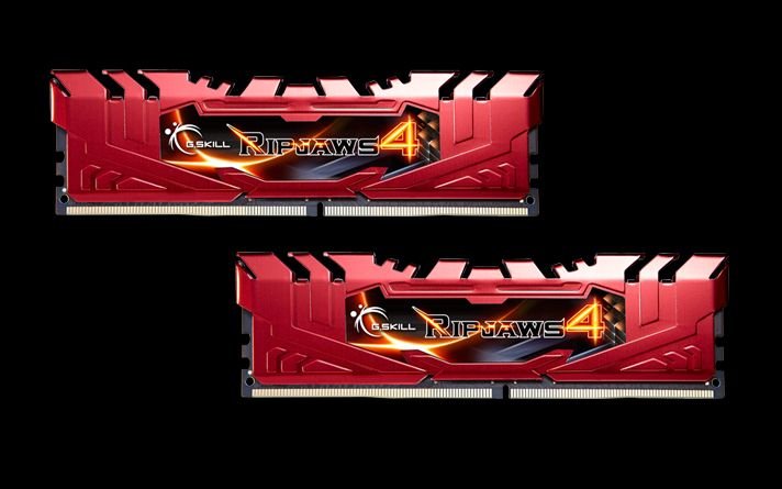 Memoria G.Skill 8gb Ddr4-2666 2 X 4 Gb 2666 Mhz Rojo