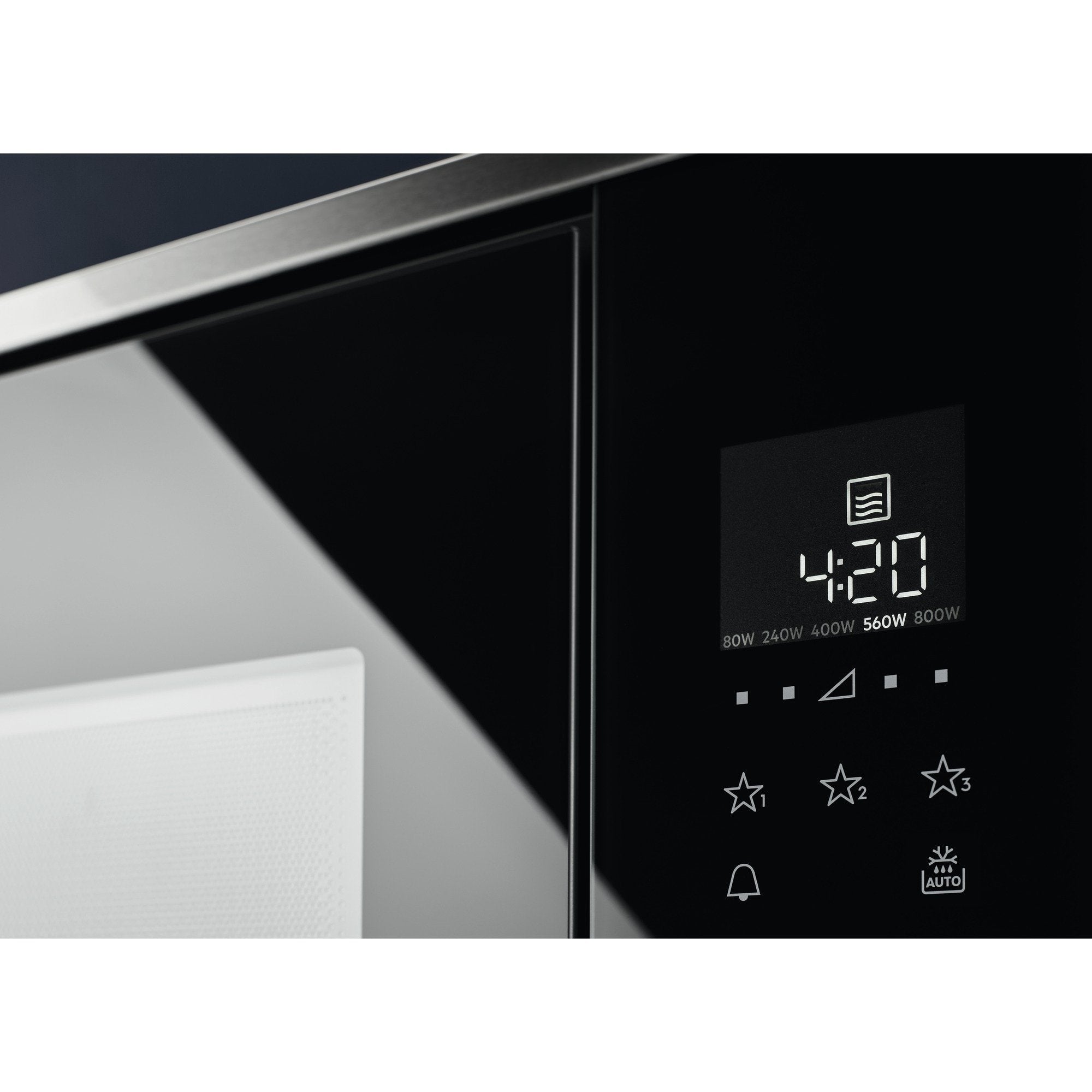 EAN 7332543673575 - Electrolux LMS2203EMX Negro, Acero inoxidable Solo microondas Encimera 20 L 700 W imagen 4