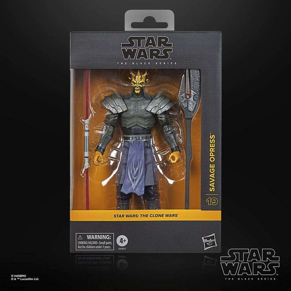 Figura Hasbro Star Wars The Black Series The Clone Wars Savage Opress