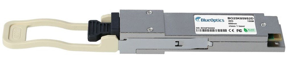 Blueoptics Intel E40gqsfpsr Blueoptics Bo25k859s2d Qsfp Transceiver, 40gbase-Sr4, Multimode Fiber, 4x850nm, 150m