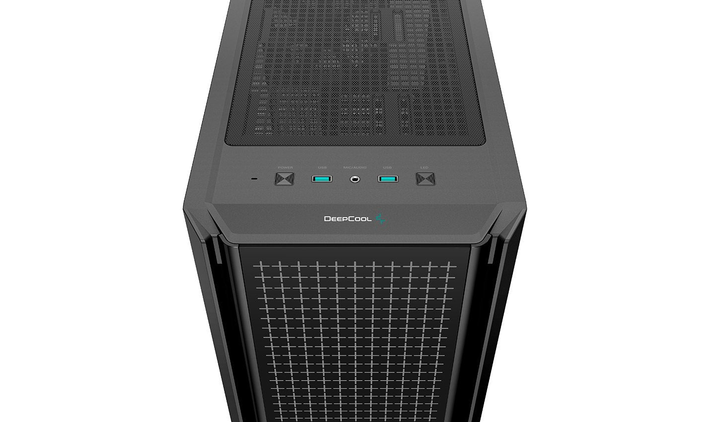 Caja Pc Deepcool E-Atx Cg540 Rgb 4f Black Tempered Glass Bahias 2x3.5, 2x2.5/Audio In/Out/2xusb3.0