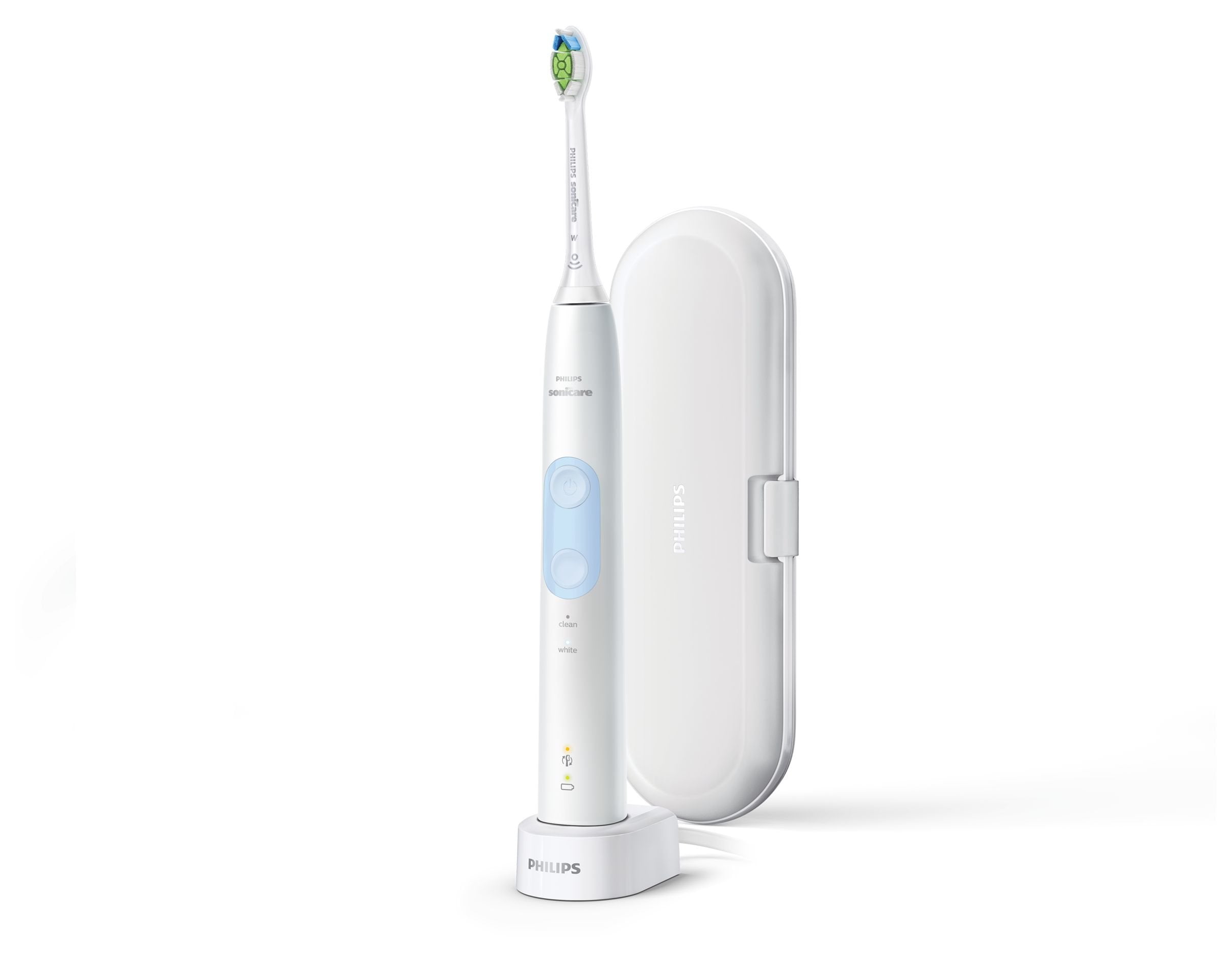 EAN 8710103846475 - Philips 4500 series HX6839/28 cepillo eléctrico para dientes Adulto Cepillo dental sónico Blanco imagen 1