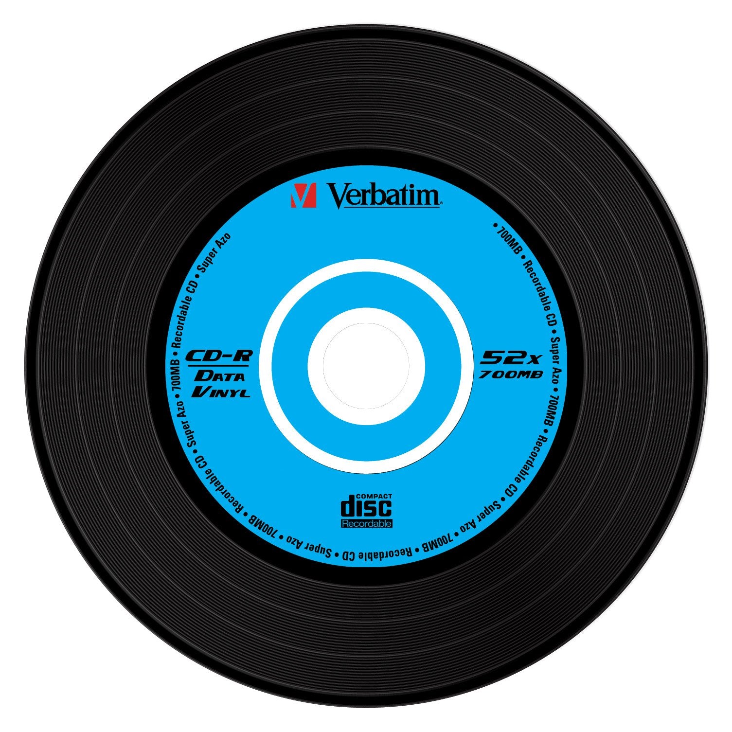 EAN 0023942434269 - Verbatim CD-R AZO Data Vinyl 700 MB 52x 10 pieza(s) imagen 4