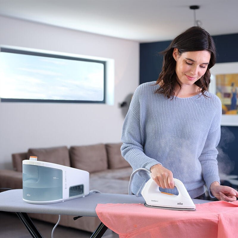 EAN 8021098280541 - Braun CareStyle 3 IS3132WH 2400 W 2 L EloxalPlus soleplate Naranja, Blanco imagen 2