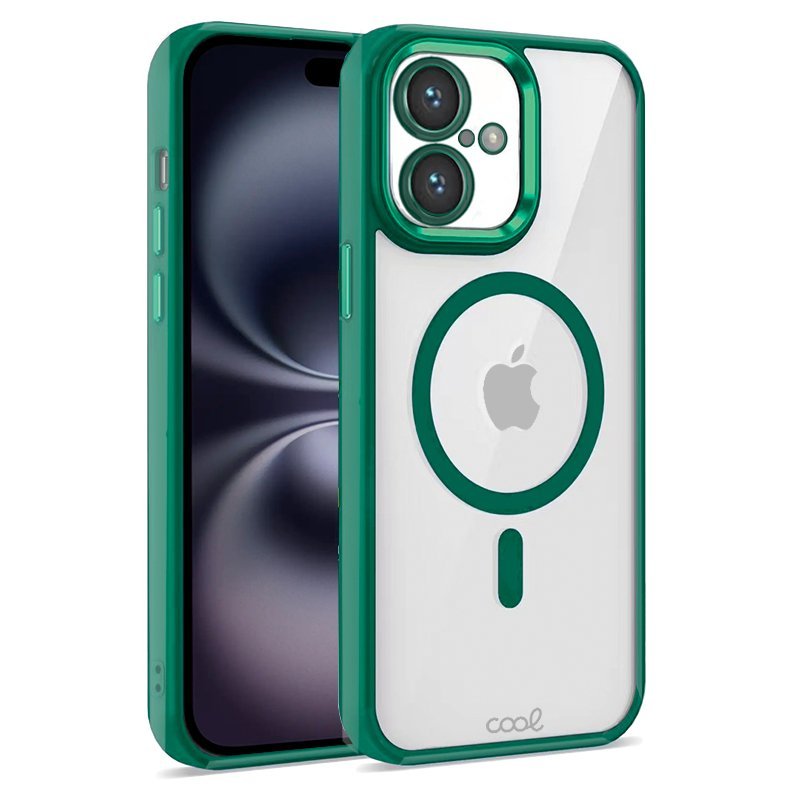 EAN 8434847075457 - COOL Accesorios COOL funda para teléfono móvil 15,5 cm (6.1") Verde, Transparente imagen 1