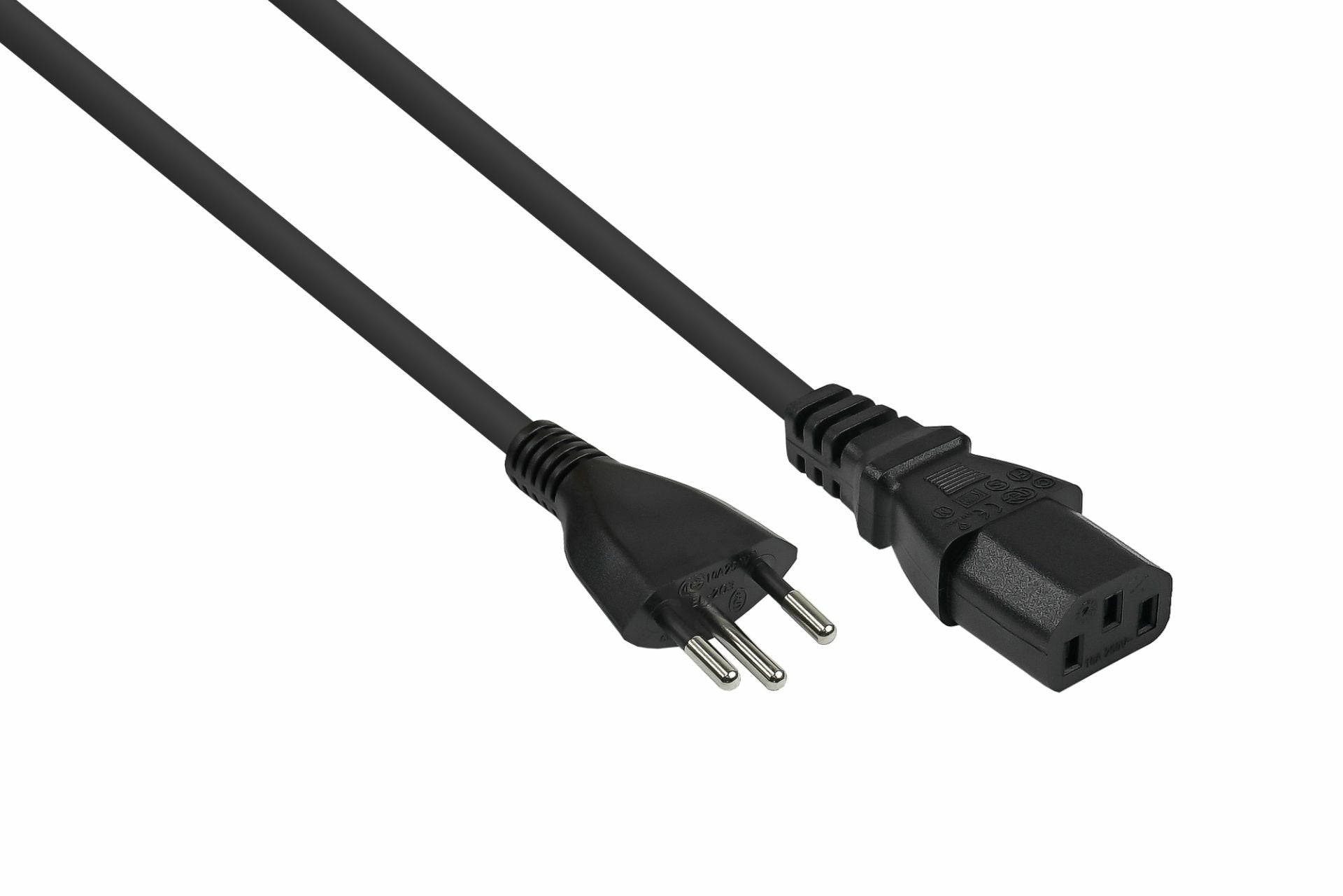 Cable Meimer Netzcable Schweiz Typ J An C5 Negro 1,8m