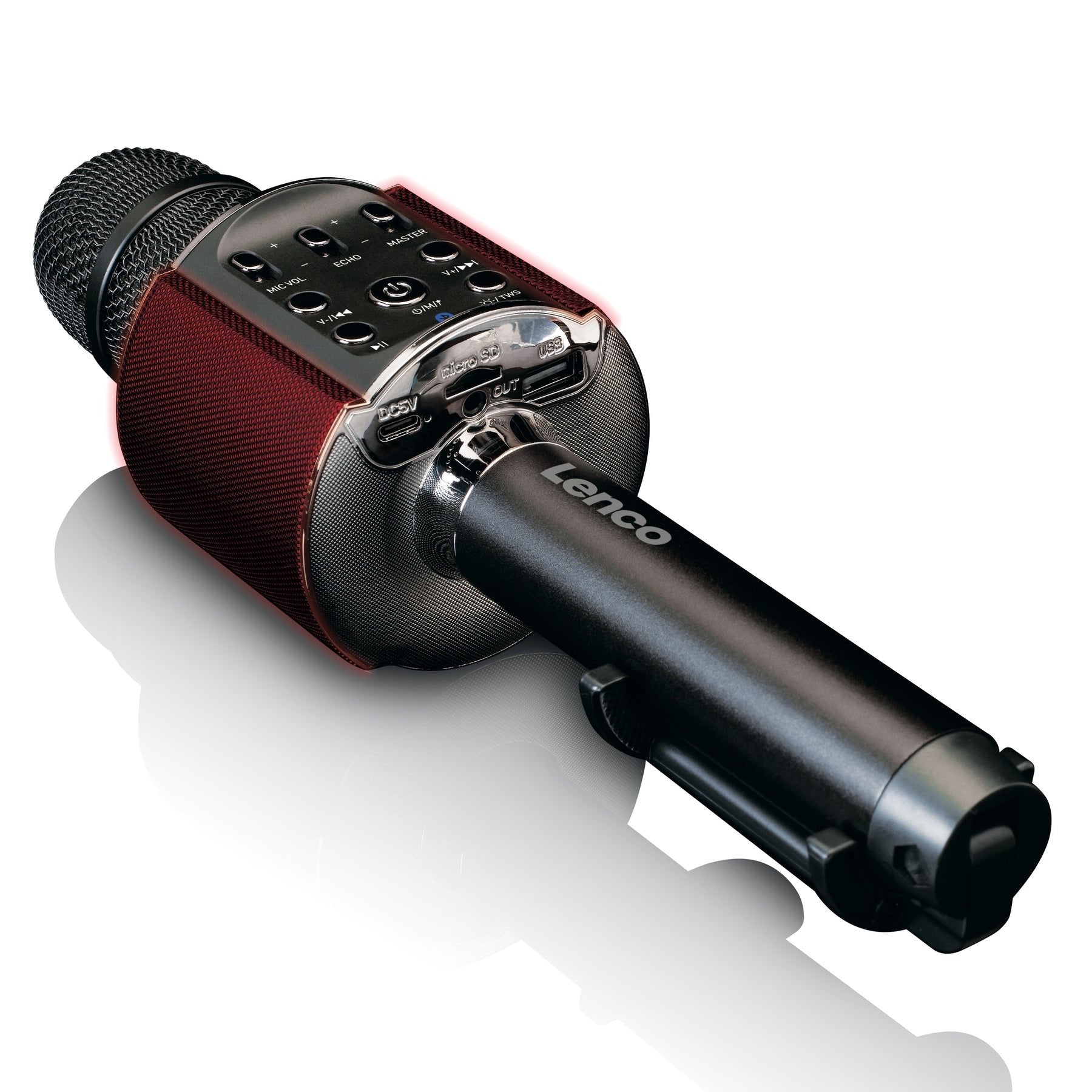 Lenco Bmc-090 Bt Mikro Mit Lautsprecher Schwarz