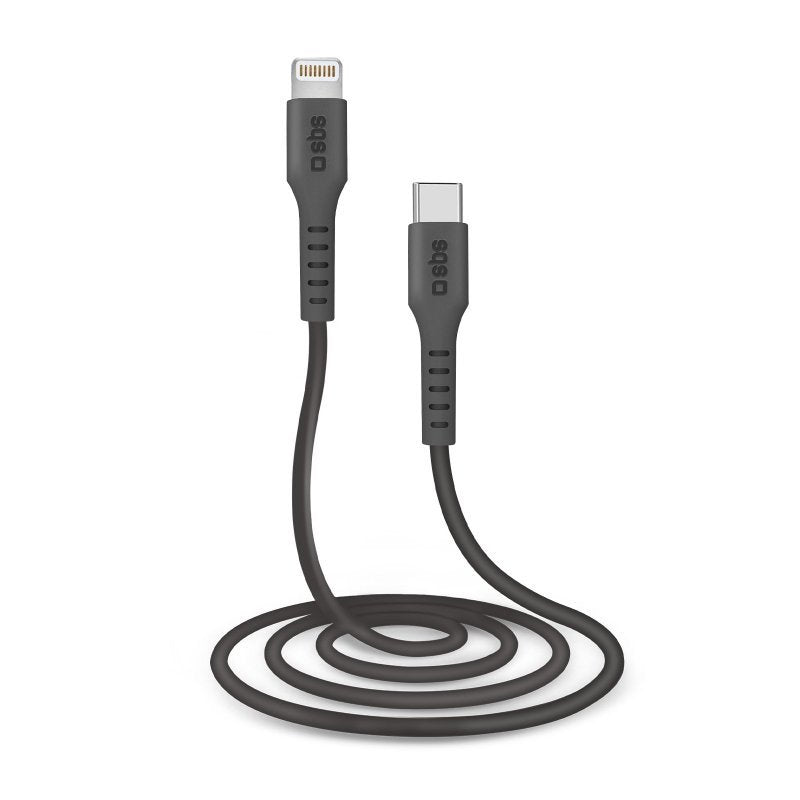 Sbs Tecableligtc1k Cable De Conector Lightning 1 M Negro