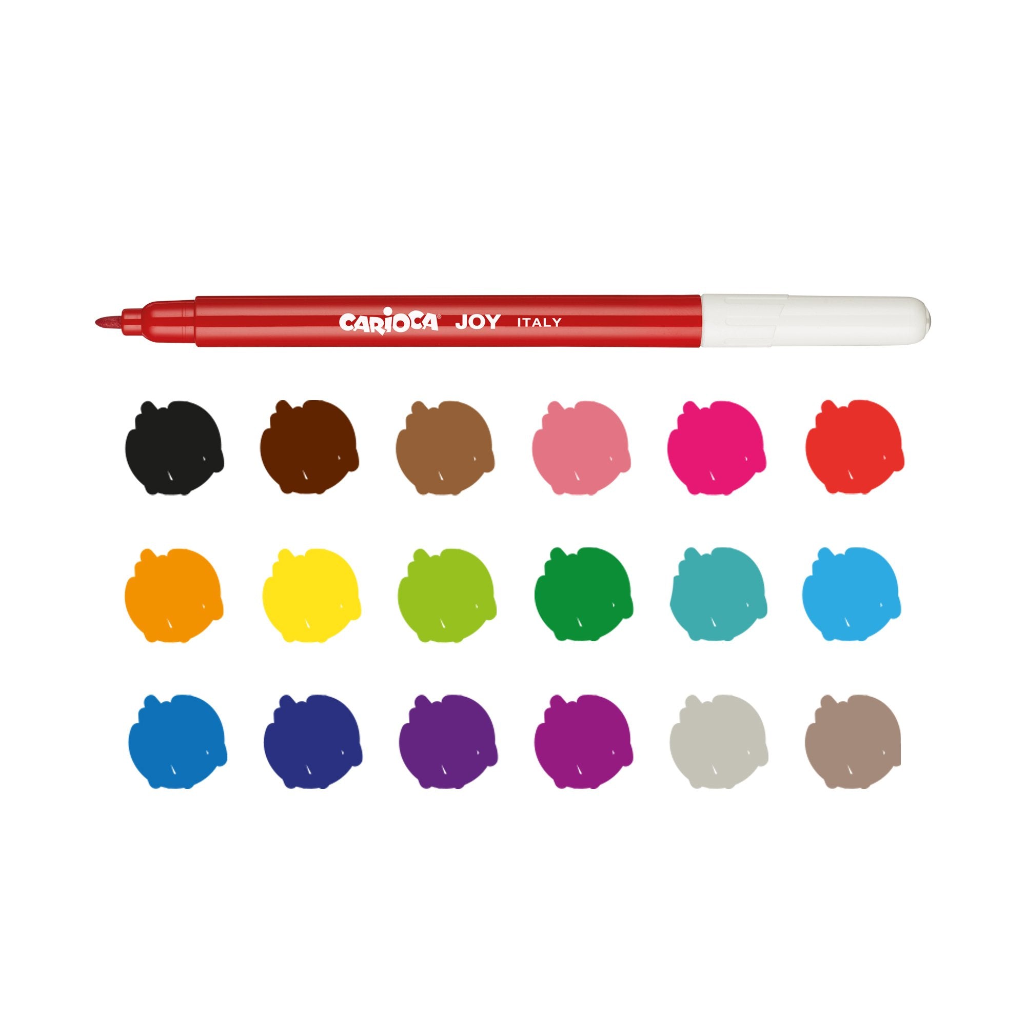 Carioca 8003511405557 Rotulador Para Colorear Multicolor 18 Pieza(S)