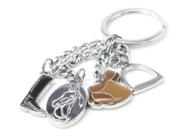 EAN 4024023118616 - TROIKA KR13-17/CH llavero y llavero tipo cartera Anilla de llavero Negro, Marrón, Plata imagen 5