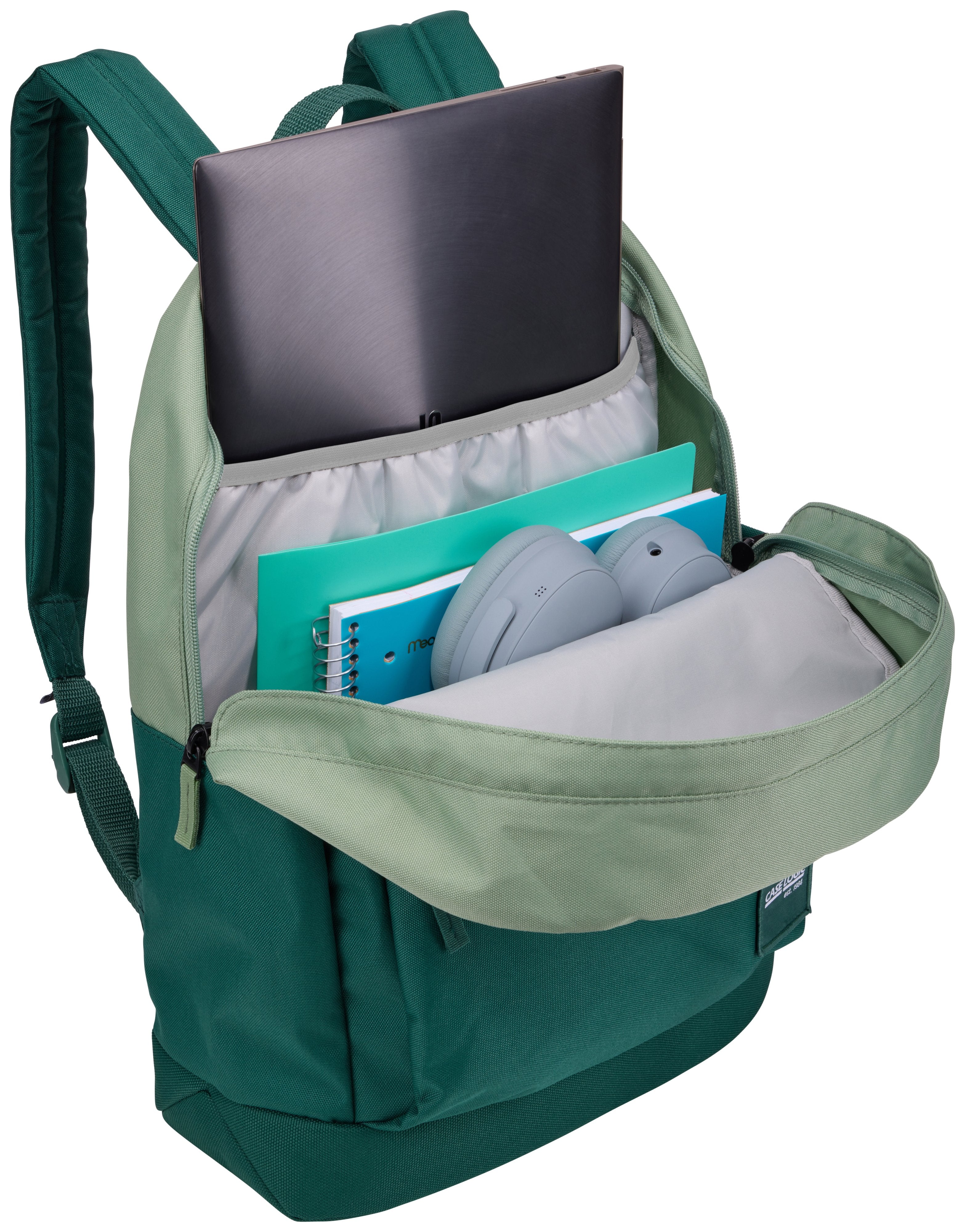 EAN 0085854254434 - Case Logic Campus CCAM1216 - Islay Green/Smoke Pipe mochila Mochila informal Verde Poliéster imagen 4