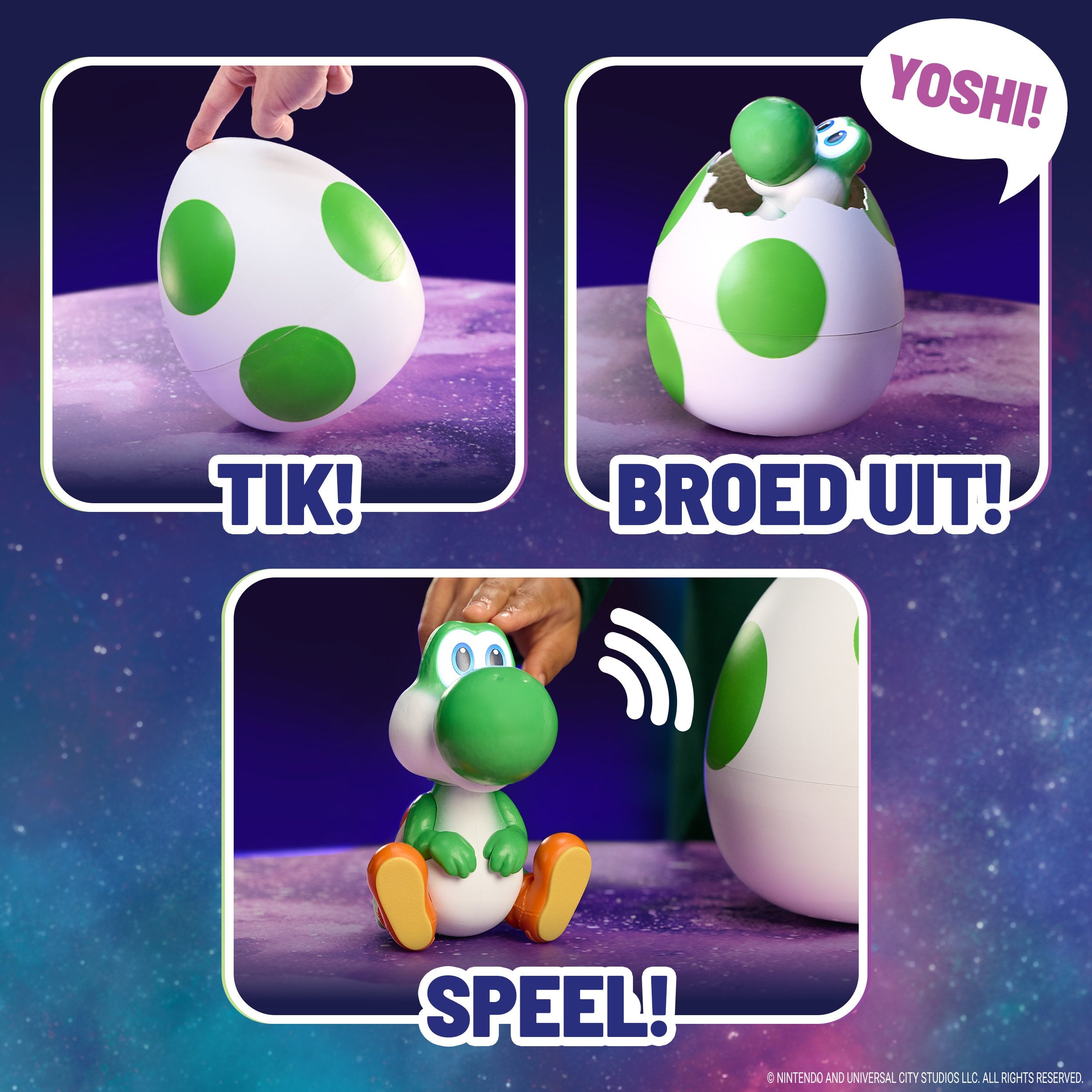 Spinmaster Super Mario Galaxy Movie - Hatchin' Yoshi 6076644