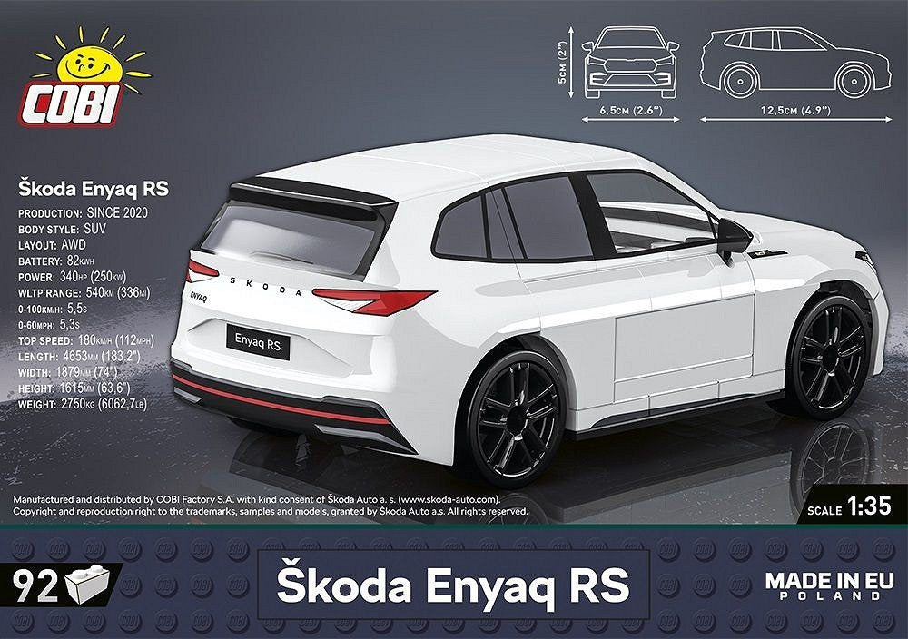 EAN 5902251245757 - COBI Škoda Enyaq RS imagen 3