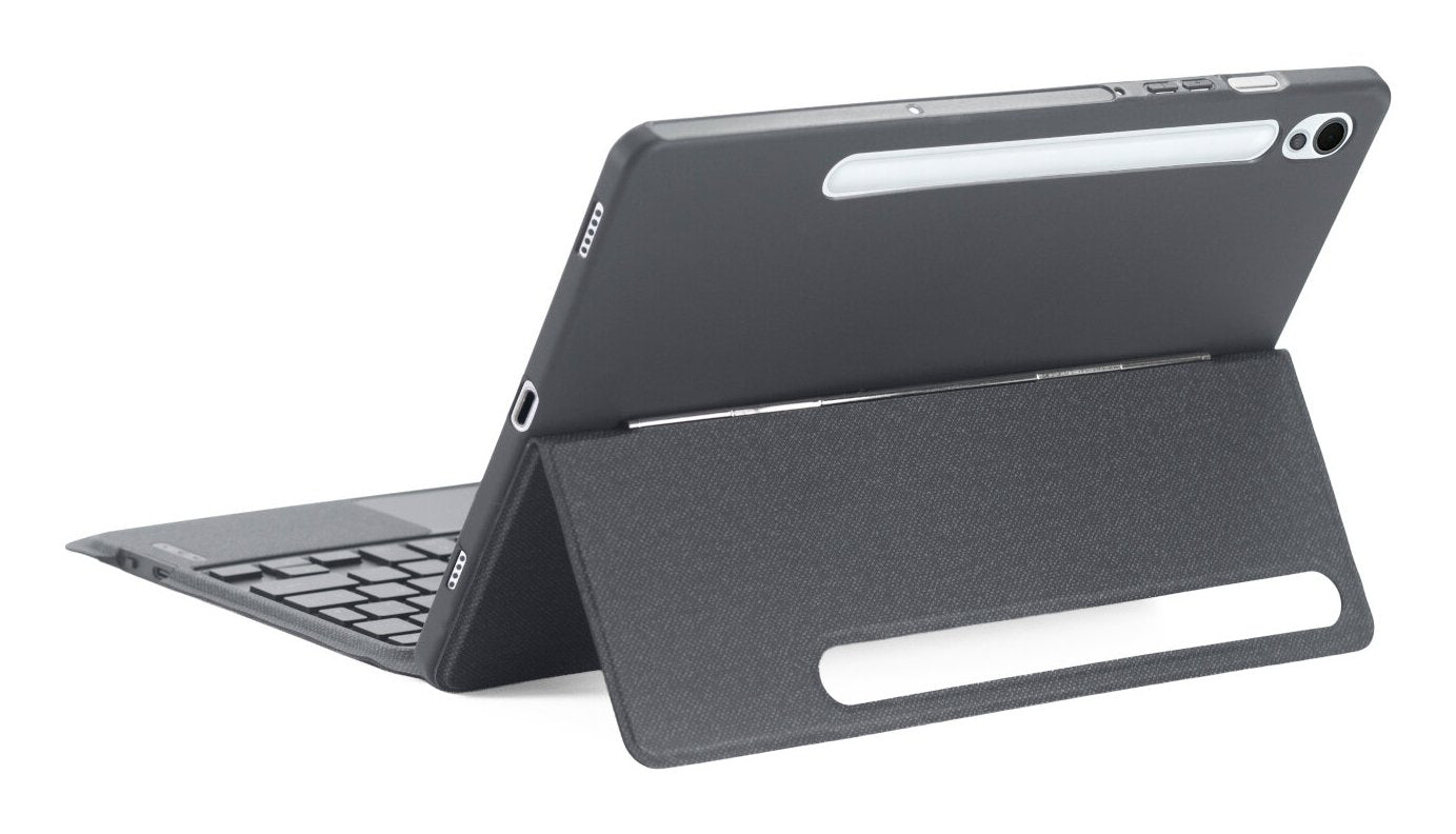 4smarts Tastatur Funda Solid Pro Qwertz Para Samsung Galaxy Tab S10 Lite, Grafit