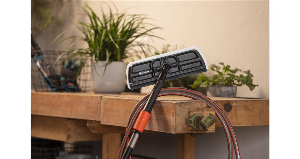 Limpiaparabrisas Gardena Cleansystem Cepillo De Lavado (Gris, Ancho De Trabajo 31 Cm)