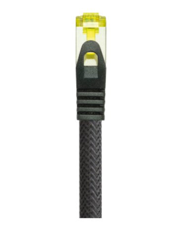 Python Cable De Red Mit Cat.7 Rohcable S Ftp Pimf Halogenfrei 0,5m Schwarz
