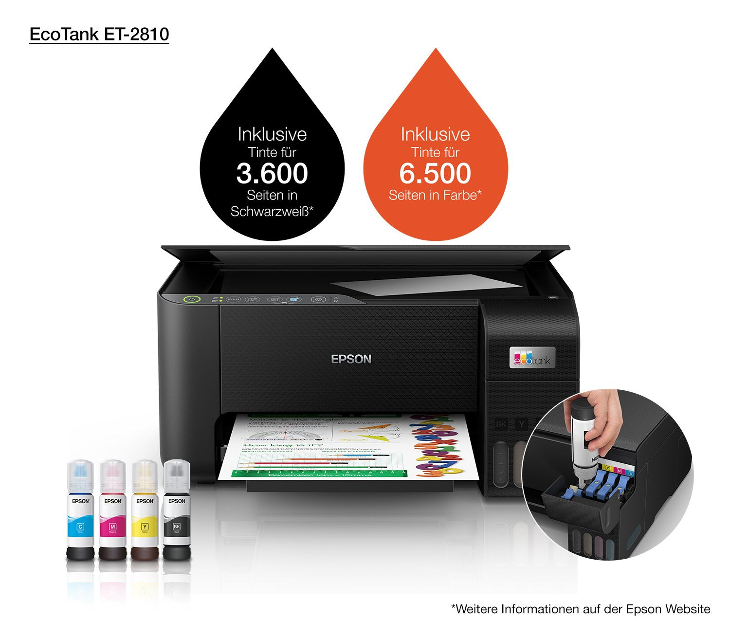 EAN 8715946684109 - Epson EcoTank ET-2810 Inyección de tinta 5760 x 1440 DPI 33 ppm Wifi imagen 22