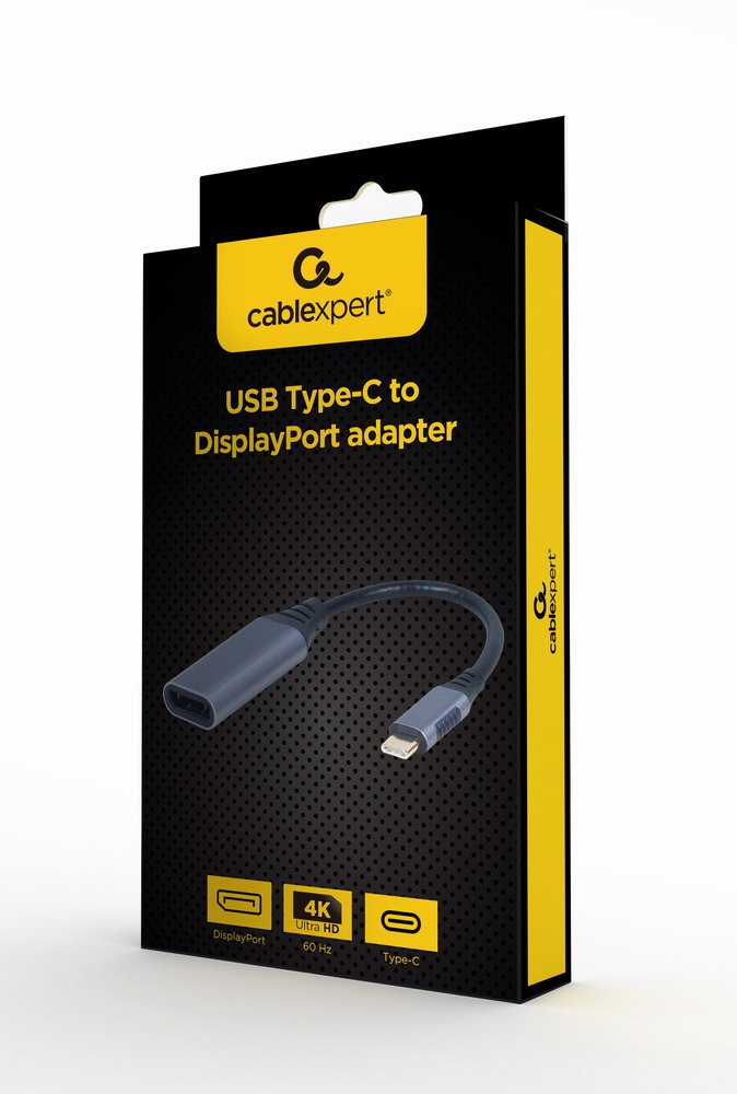 EAN 8716309121361 - Cablexpert A-USB3C-DPF-01 adaptador de cable de vídeo 0,15 m USB Tipo C DisplayPort Gris imagen 4