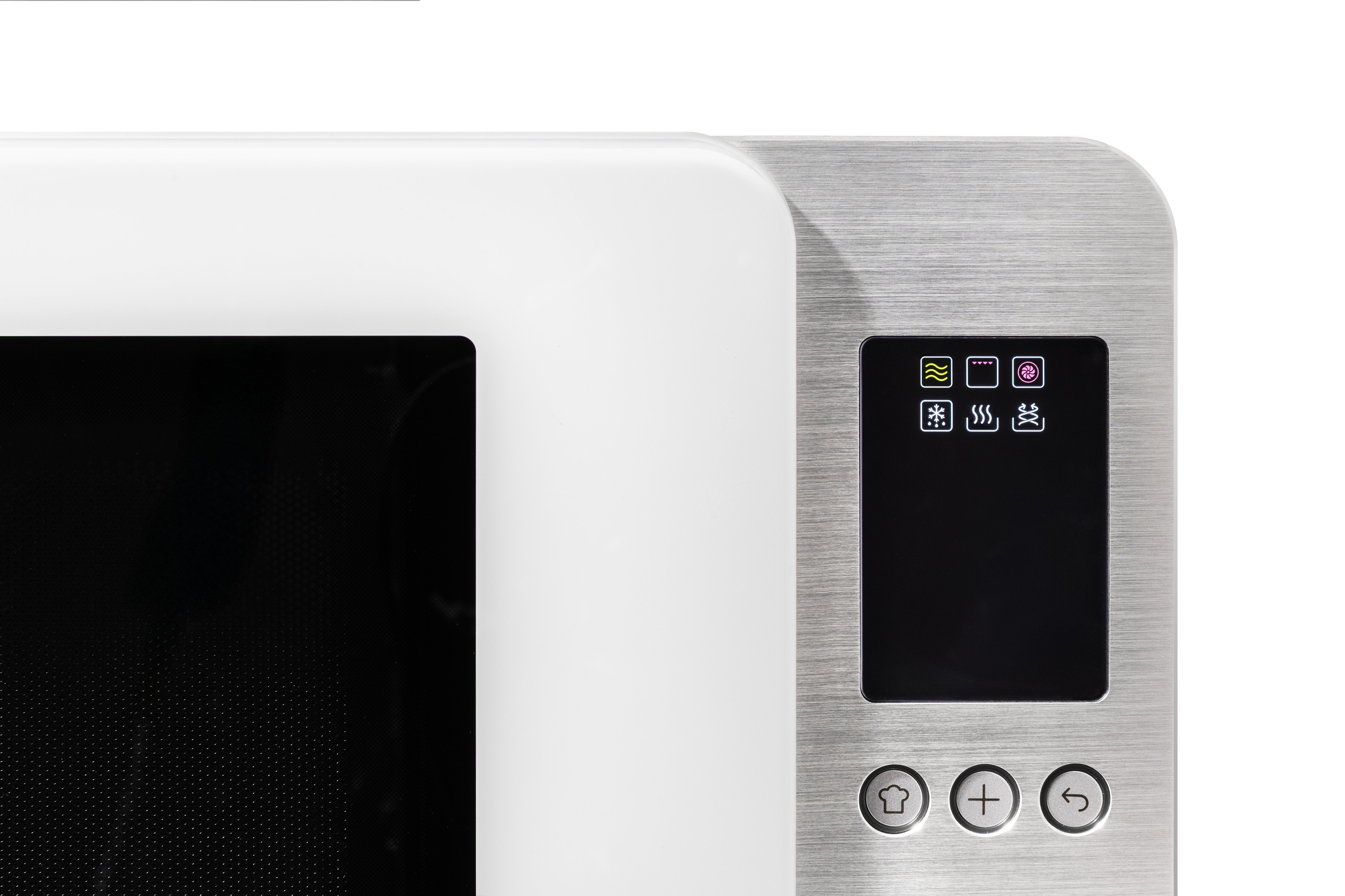 Microondas De Sobremesa Smeg Moc02whmeu Con Ventilador/Grill
