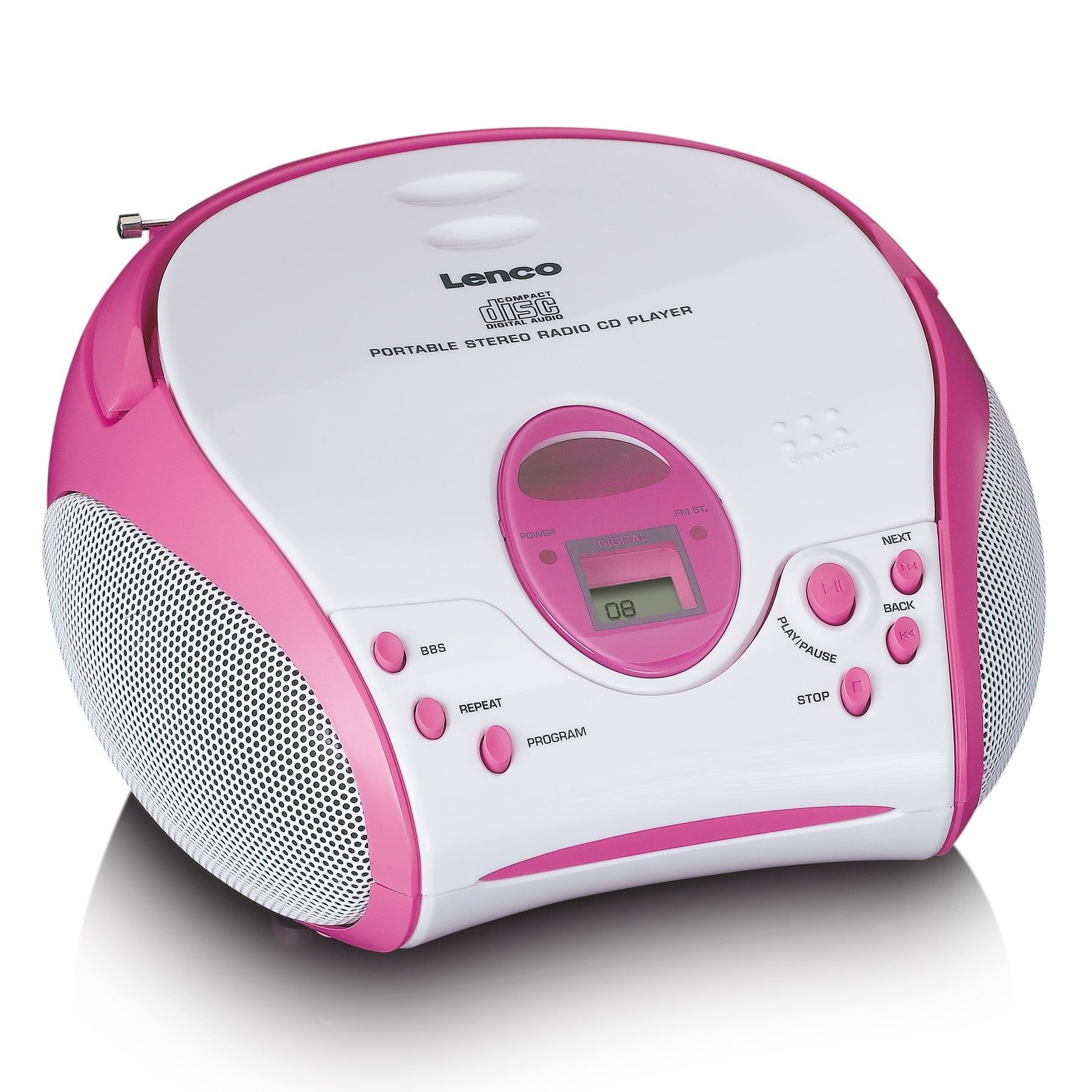 Radio Lenco Scd-24kids Pink