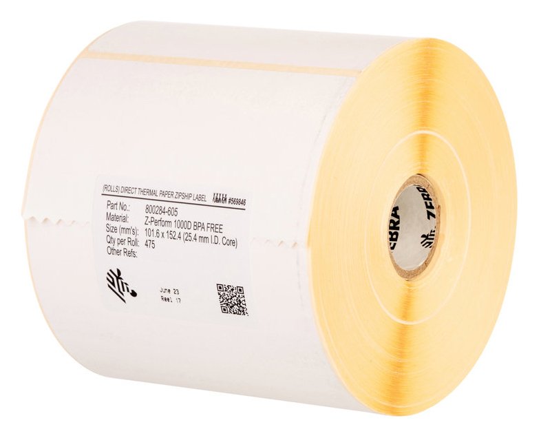 EAN 0717068430259 - Zebra Z-Perform 1000T Blanco Etiqueta para impresora autoadhesiva imagen 1