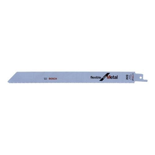 Hoja De Sierra De Sable Bosch Professional S 1122 Af Flexible Para Metal, 5 Piezas De Longitud 225 Mm 2608656018