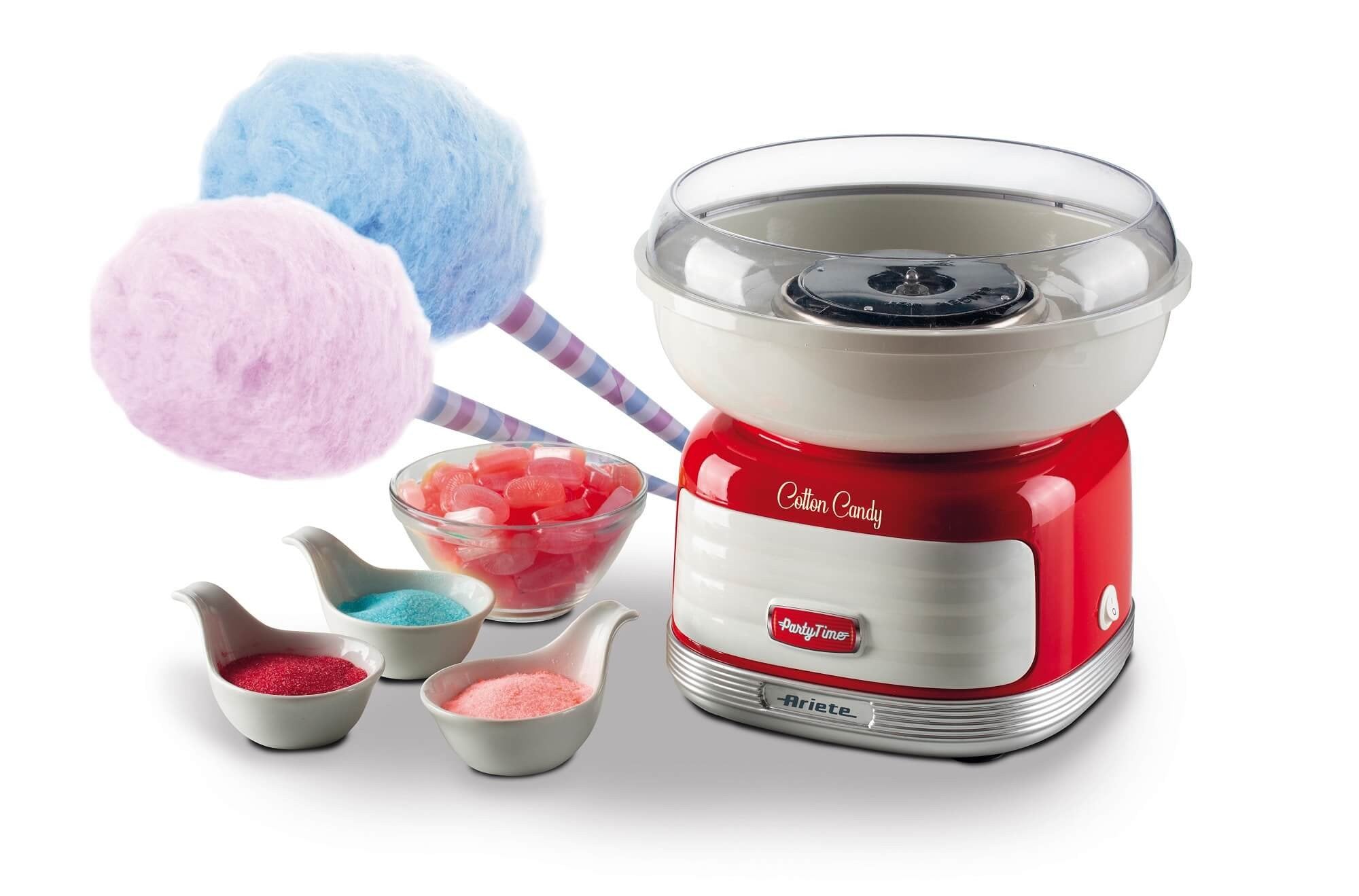 Máquina De Algodón De Azúcar Ariete Cotton Candy 500w Roja