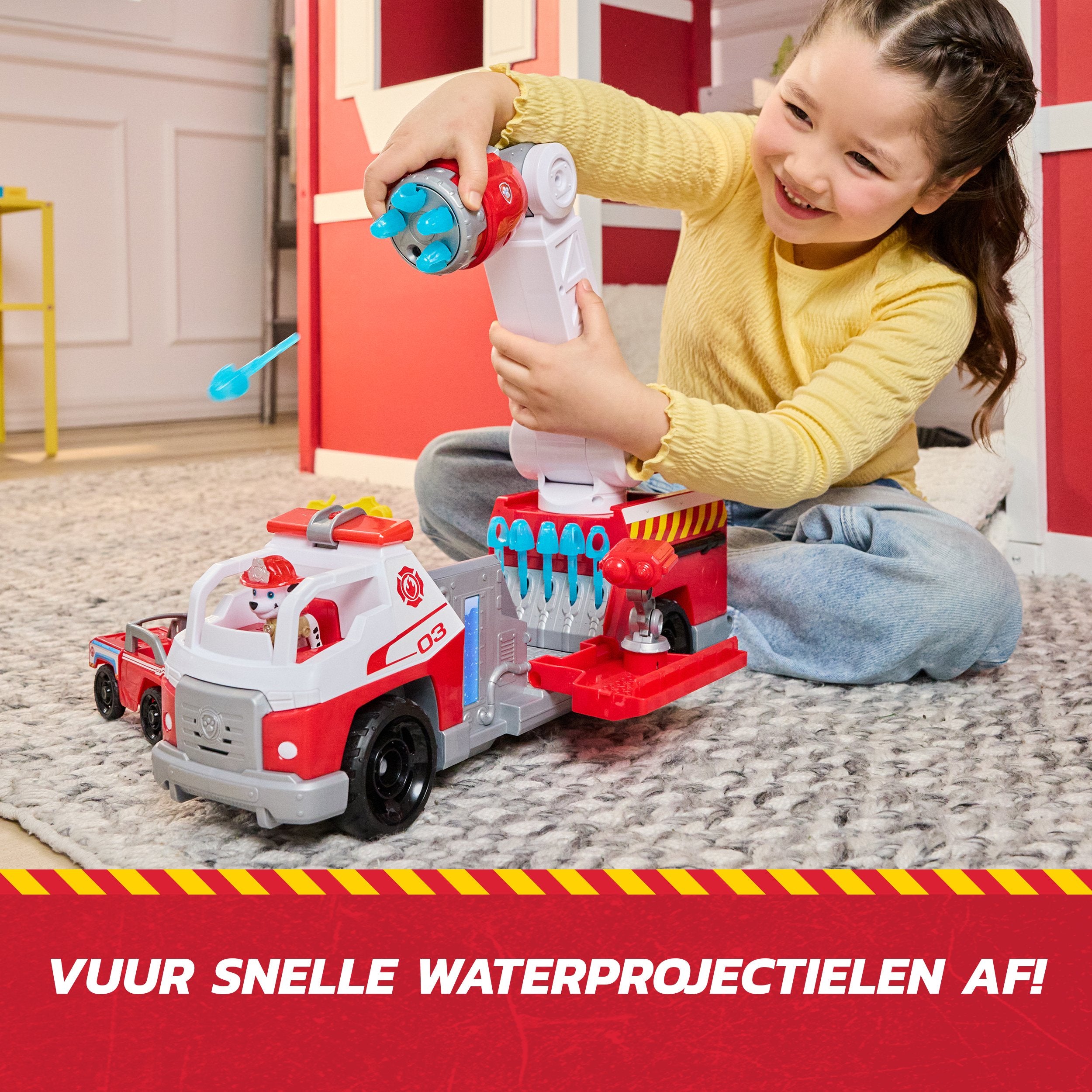 EAN 0681147106550 - PAW Patrol PAW VHC Fire Rescue Dlx Fire Truck GML imagen 3