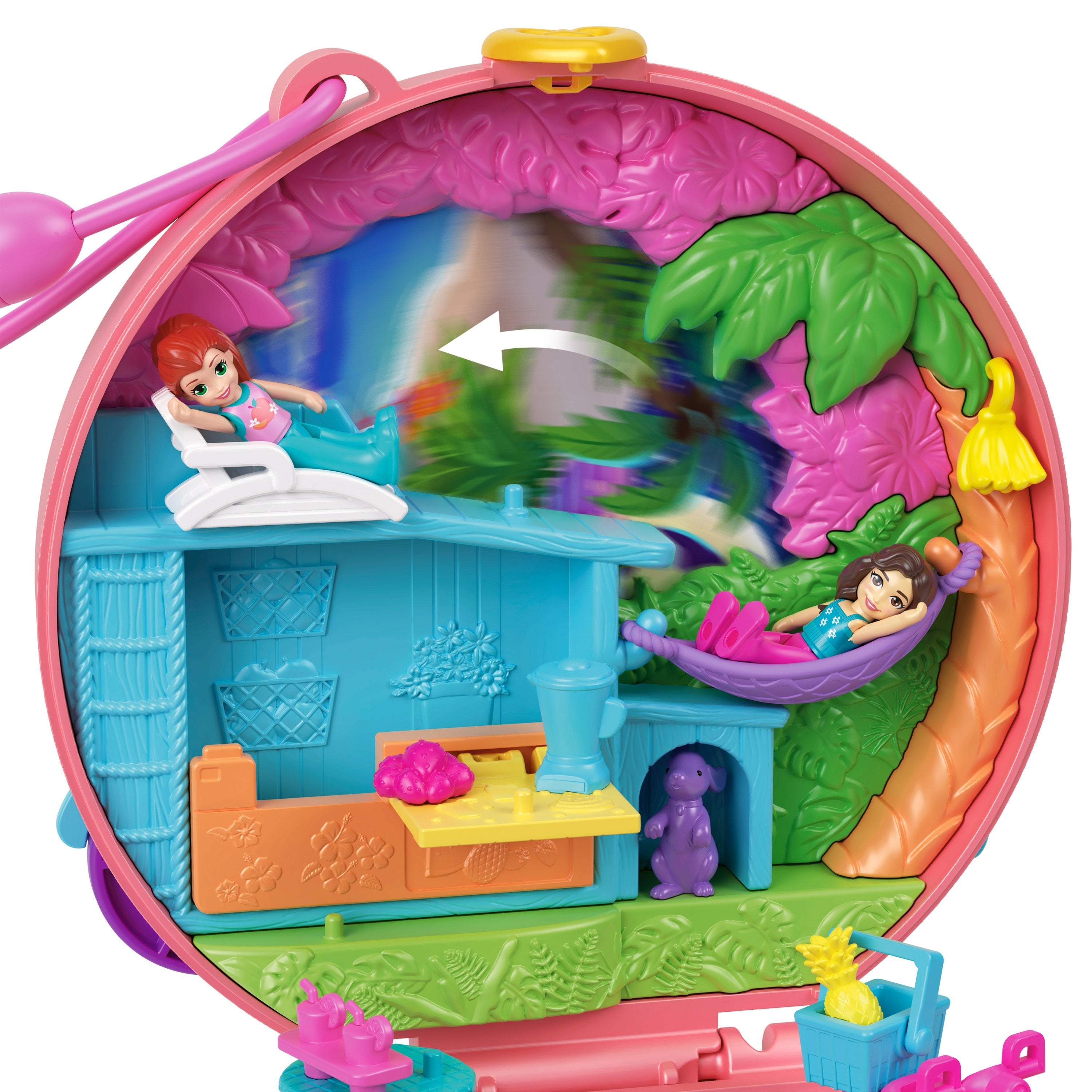 Polly Pocket Zestaw Kom Paktowy, Skuter Pieska