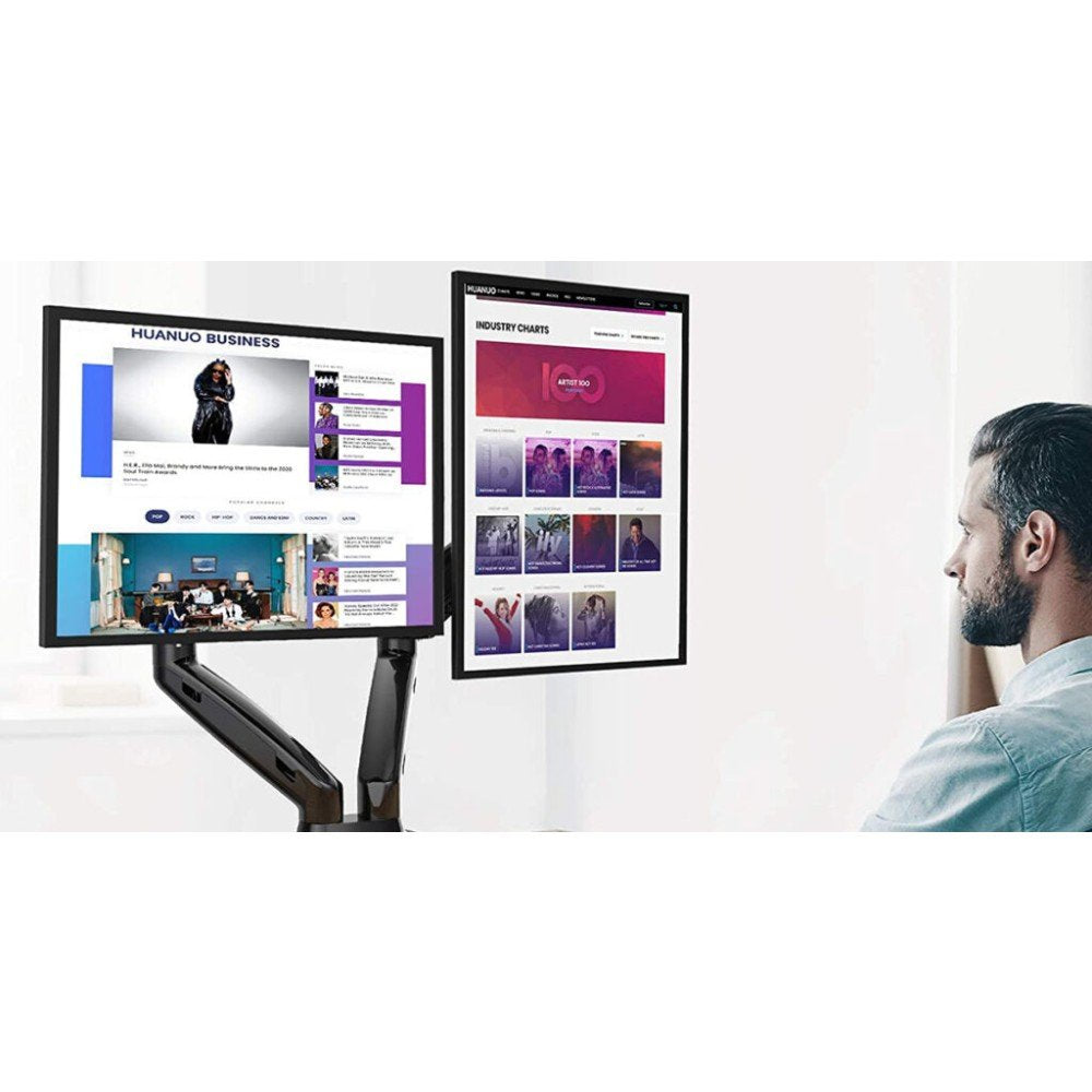 EAN 8059018362138 - Techly ICA-LCD 462B soporte para monitor 81,3 cm (32") Escritorio Negro imagen 12