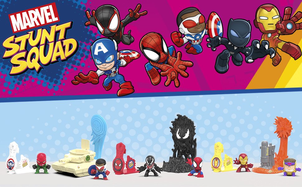 Set De Juego Hasbro Marvel Stunt Squad Crane Smash