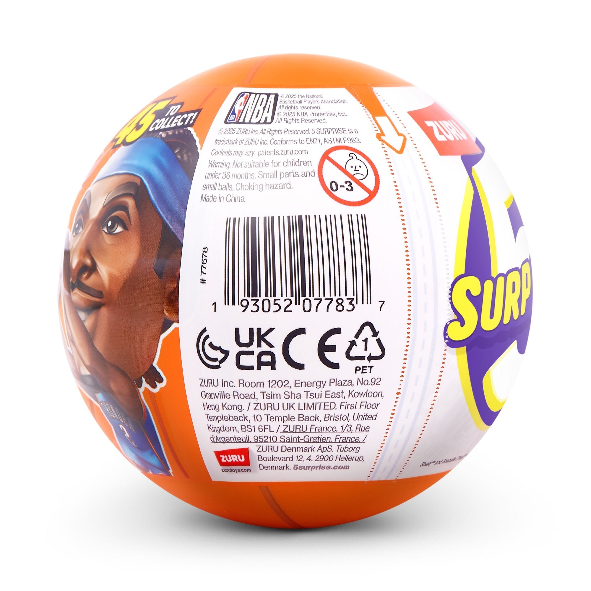 Zuru 5 Surprise - Nba Ballers Series 2, Artículo Ordenado De Personajes, Una Figura 77678gq1