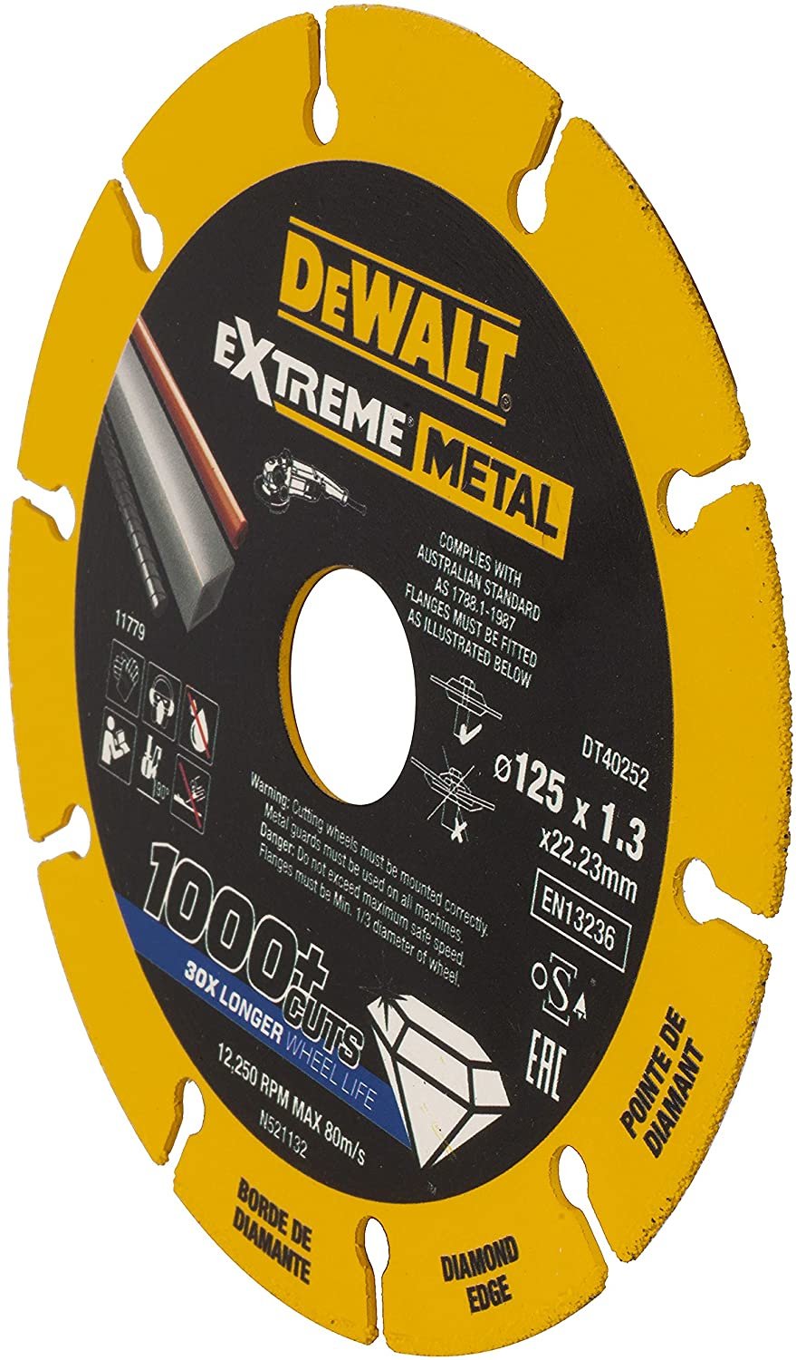 EAN 5035048545300 - DeWALT DT40252-QZ accesorio para amoladora angular Corte del disco imagen 2