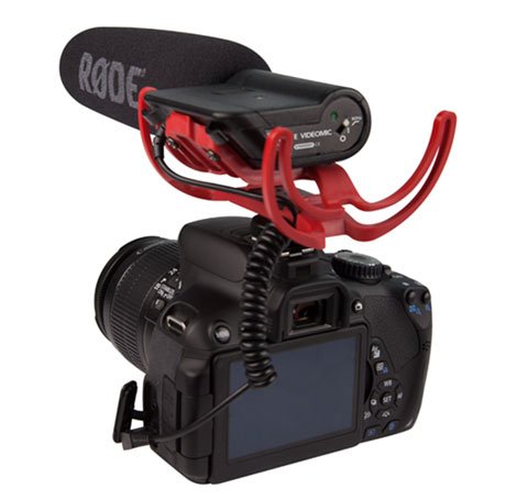 Røde Videomic Rycote Micrófono Para Cámara Digital Negro