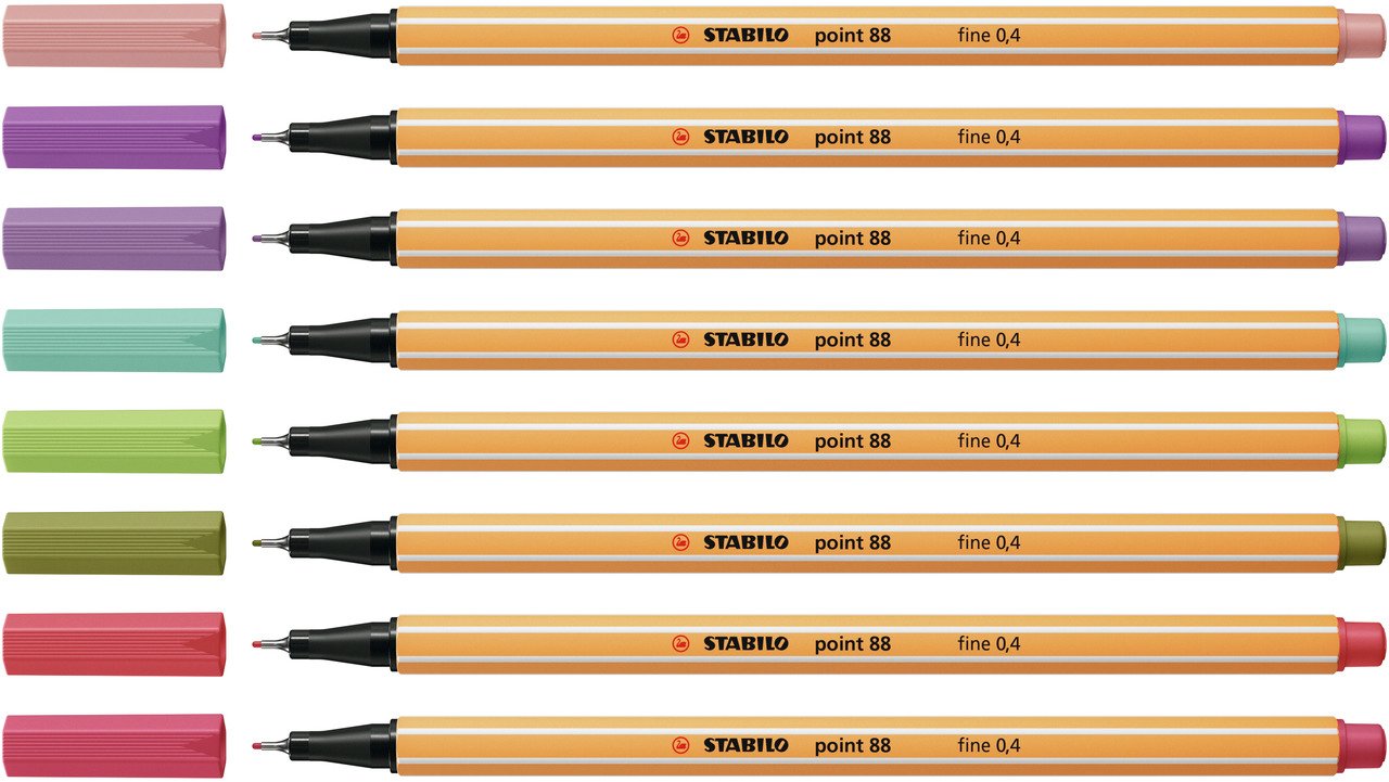 EAN 4006381574785 - STABILO point 88 rotulador de punta fina Multicolor 8 pieza(s) imagen 3