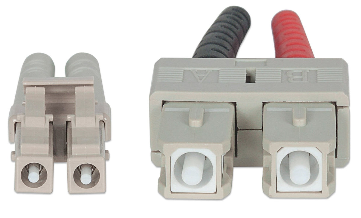 Intellinet 751094 Cable De Fibra Optica 5 M Lc Sc Om3 Color Aguamarina