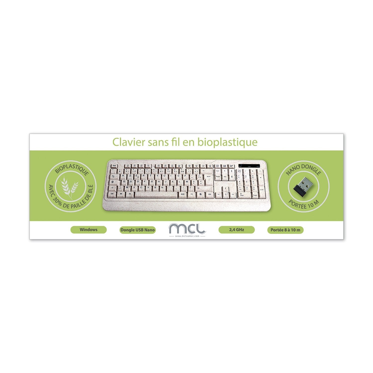 Bioplastic Wireless Keyboard