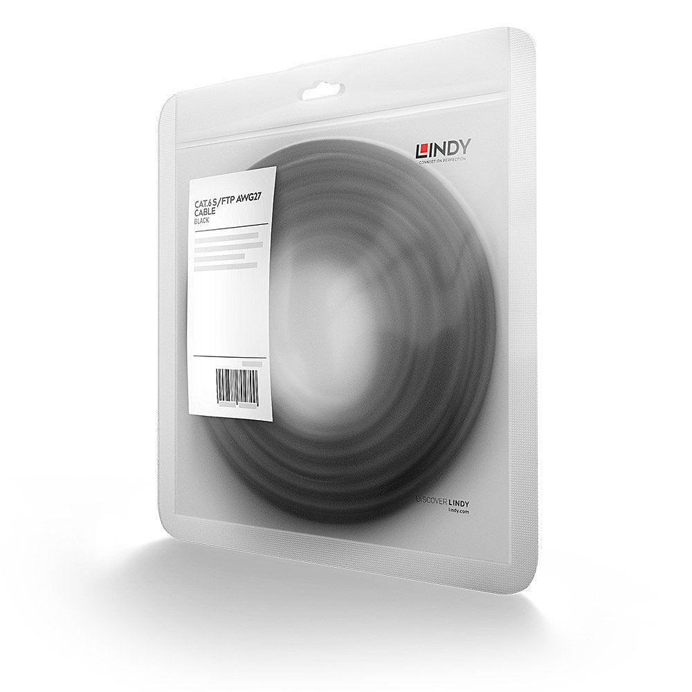 Lindy Cable De Red Cat6 S/Ftp Negro 1.50m