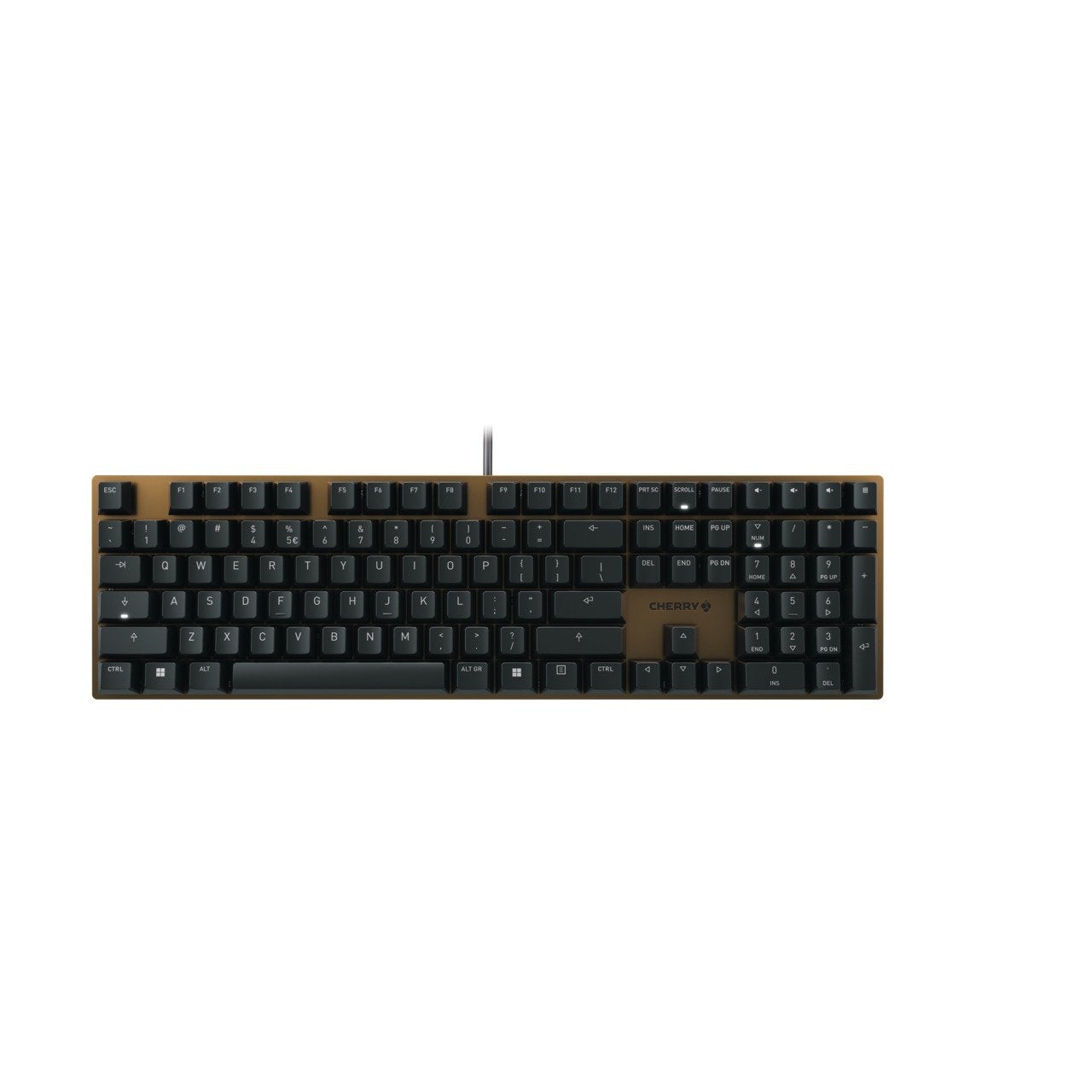 Kc 200 Mx Brown - Mechanical Keyboard - Corded - Qwerty - Black/Bronze
