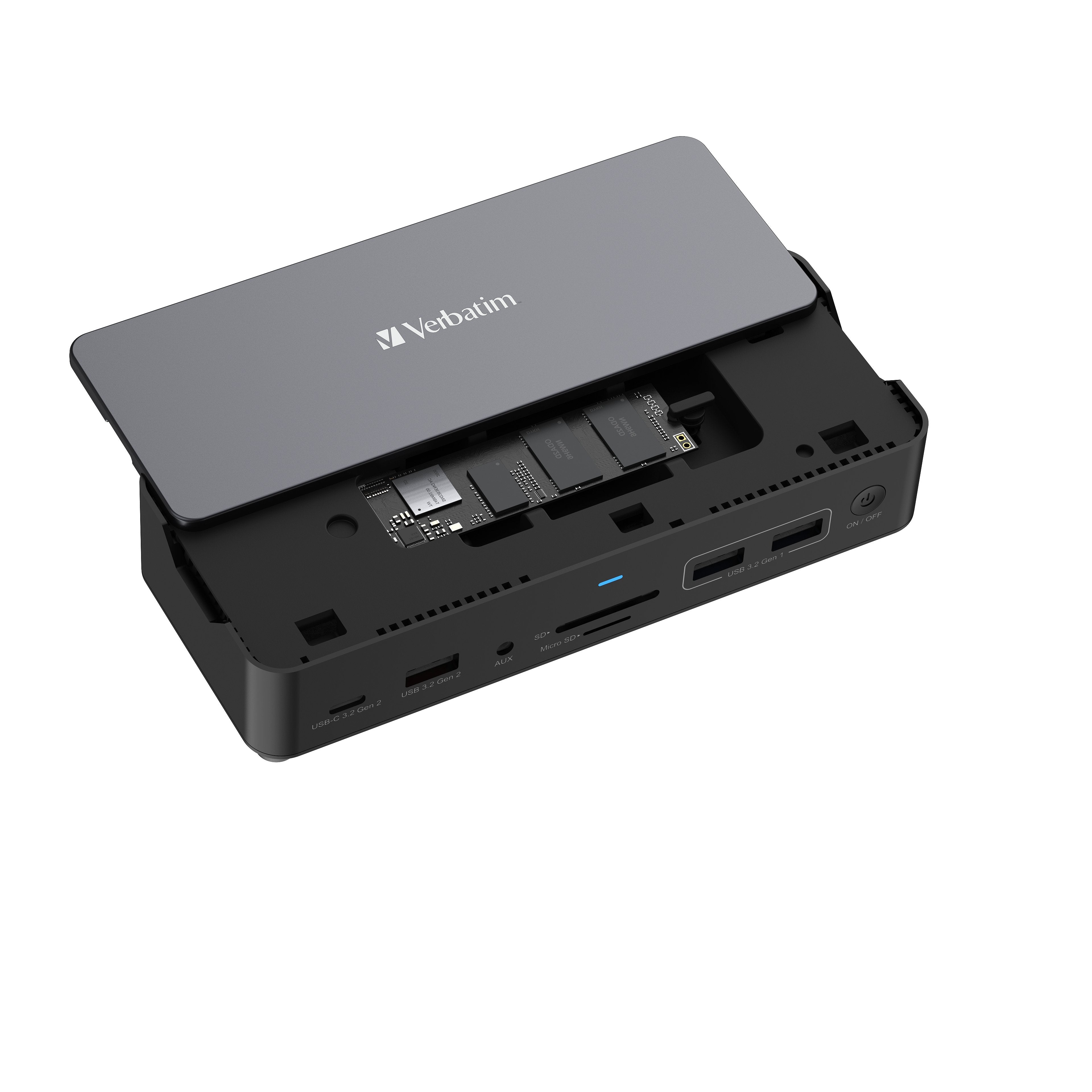 EAN 0023942321743 - Verbatim CDS-15SSD Alámbrico USB 3.2 Gen 1 (3.1 Gen 1) Type-C Negro, Gris imagen 2