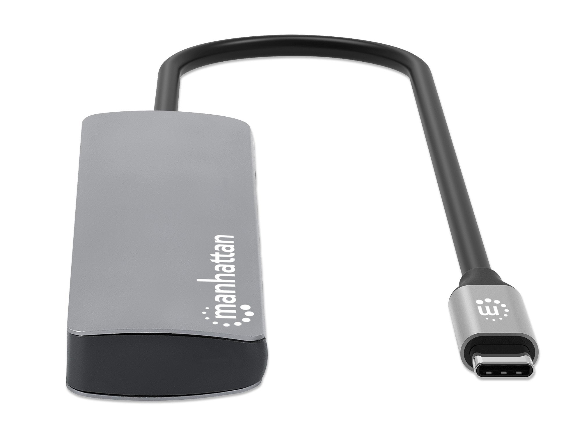 EAN 766623190459 - Manhattan 190459 base para portátil y replicador de puertos Alámbrico USB 3.2 Gen 1 (3.1 Gen 1) Type-C Gri imagen 10