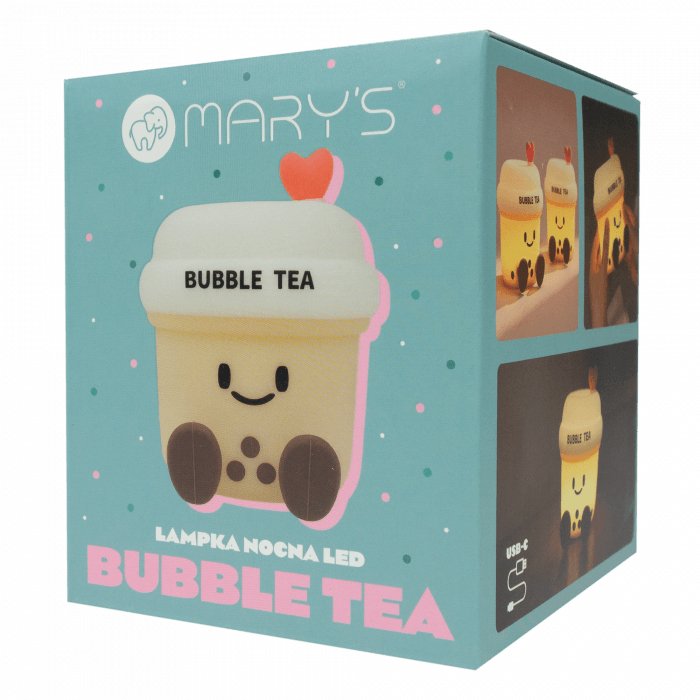 Lámpara Nocturna Led Recargable Modelo Té Burbujas