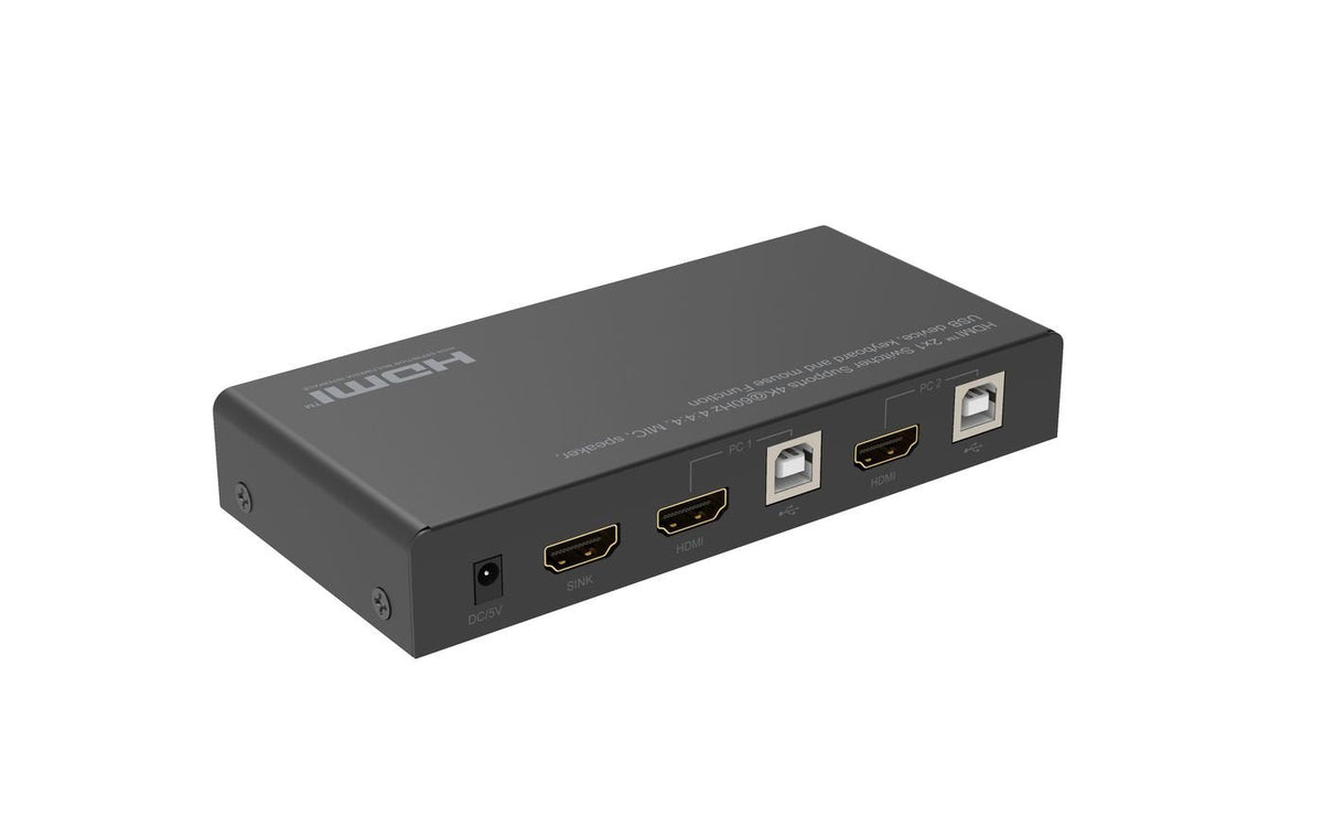 Microconnect Mc-Hdmikvm0201-4k Interruptor Kvm Negro