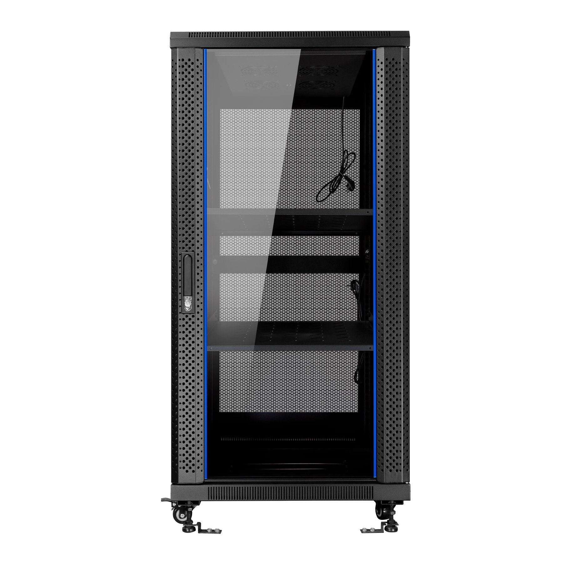 Armario Suelo 27u Ai6627 Aiten Data Pta Crist 600x600x1390 2f 4v 2l 1b 2cl 4r F8