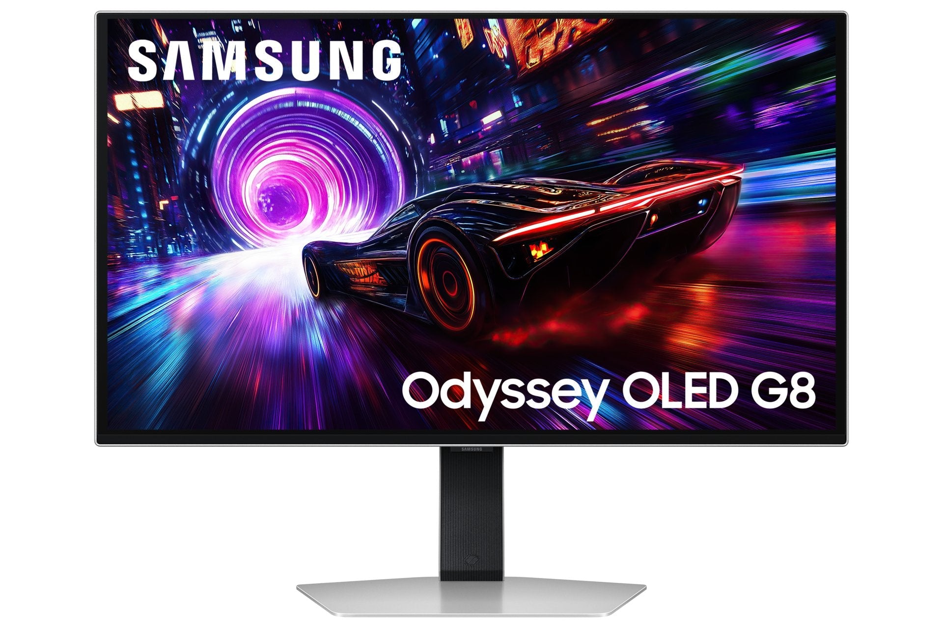 Monitor Gaming Samsung 27" Odyssey Oled G8 G81sf S27fg816su 4k 0.03ms 240hz Qd-Oled Regulable En Altura Plata