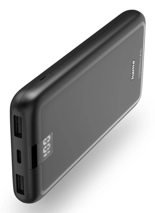 Powerbank Hama Performance 10 10000 Mah 2xusb-A 1xusb-C Indicador De Carga Color Antracita