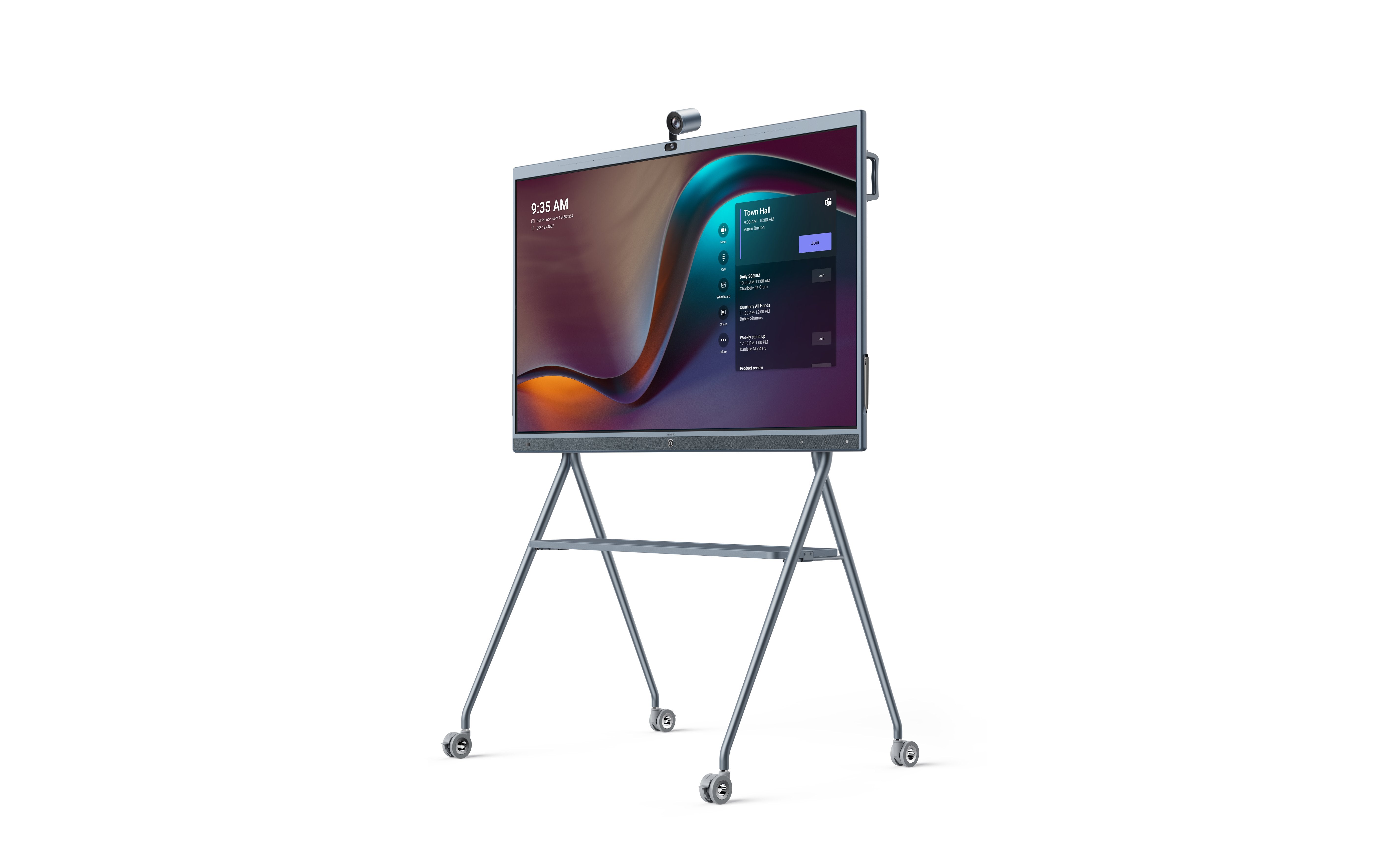 EAN 6938818310018 - Yealink MeetingBoard Panel plano interactivo 165,1 cm (65") LED Wifi 4K Ultra HD Negro Pantalla táctil Pr imagen 4