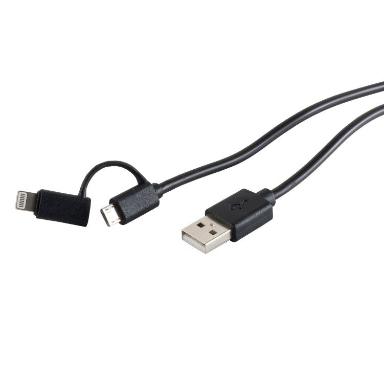 EAN 4017538107527 - S/CONN maximum connectivity 14-14025 cable de conector Lightning 1 m Negro imagen 1