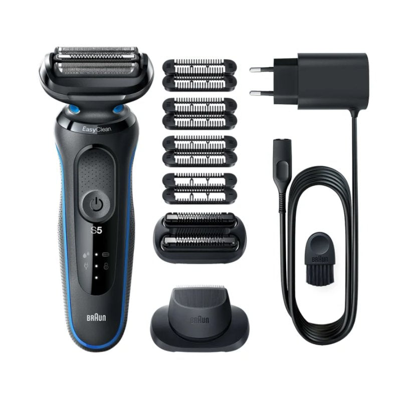 Máquina De Afeitar Braun Series 5 - 51-B1820s Negro/Azul